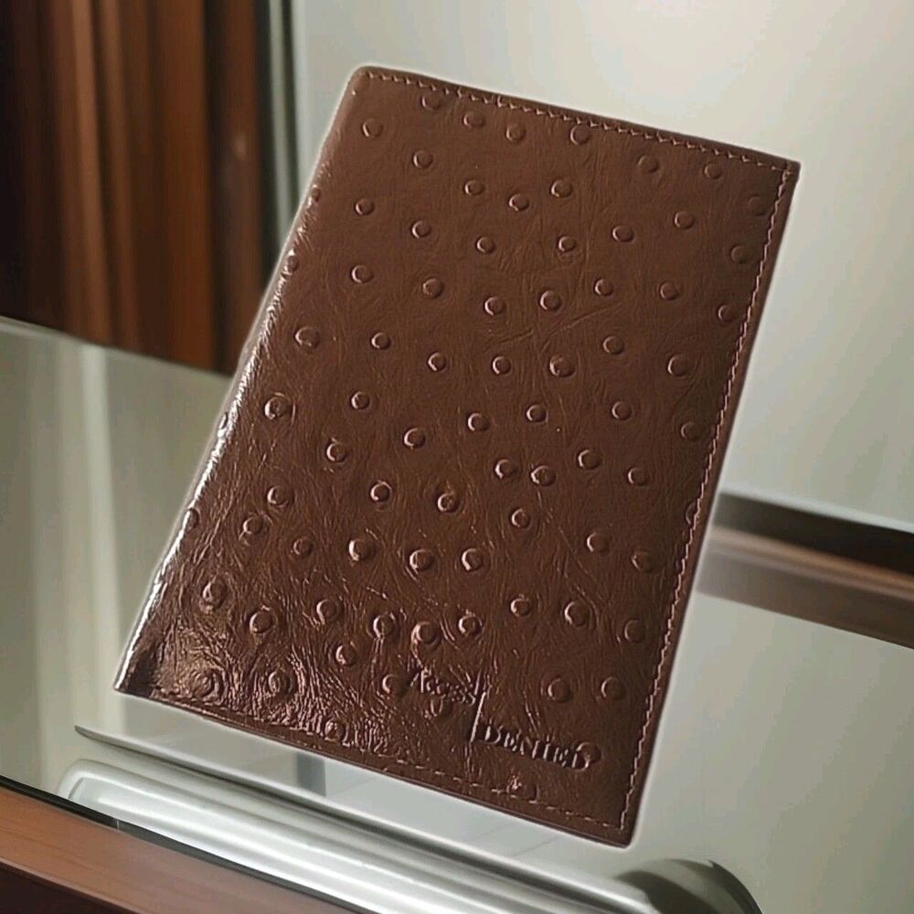 Access Denied RFID Wallet Genuine Leather Bifold Unisex Brown Card Cash ID NEW